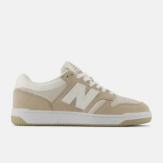 【NEW BALANCE】VIP限定 NB 480 復古運動鞋 休閒鞋 板鞋 籃球鞋型  女鞋 男鞋 卡其(BB480LEA-D)