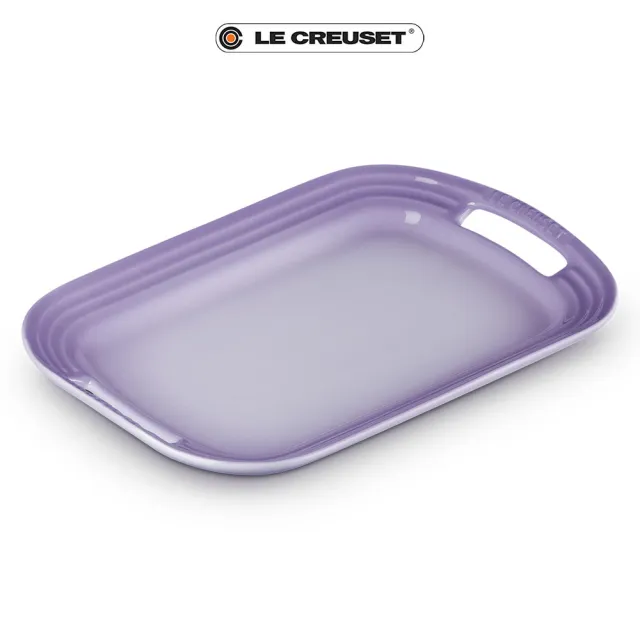 【Le Creuset】瓷器托盤-小(藍鈴紫/加勒比海藍 2色選1)