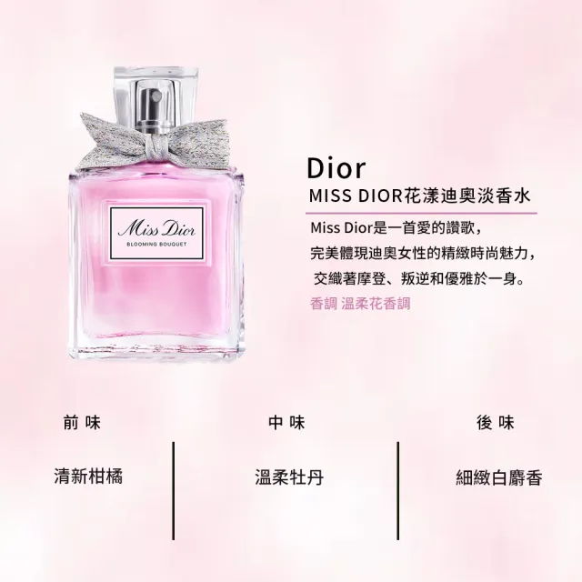 【Dior 迪奧】淡香水 50ml(多款任選 國際航空版 MISS DIOR/花漾迪奧/漫舞玫瑰)