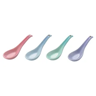 【Le Creuset】瓷器布列塔尼圓舞曲系列中式湯匙組(4入)