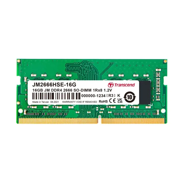Transcend 創見】JetRam DDR4 2666 32GB 筆記型記憶體(JM2666HSE-32G