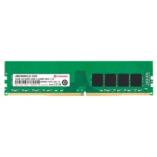 【Transcend 創見】JetRam DDR4 2666 32GB 桌上型記憶體(JM2666HLE-32G 新舊包裝隨機出貨)