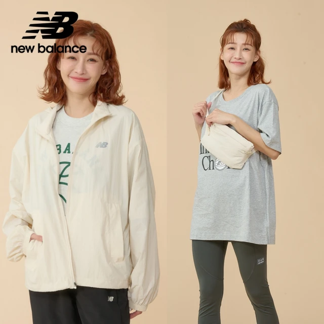 NEW BALANCE NB 可收納防風外套_女性_杏/黑色任選_WJ41553BK_WJ41553LIN(美版 版型偏大)