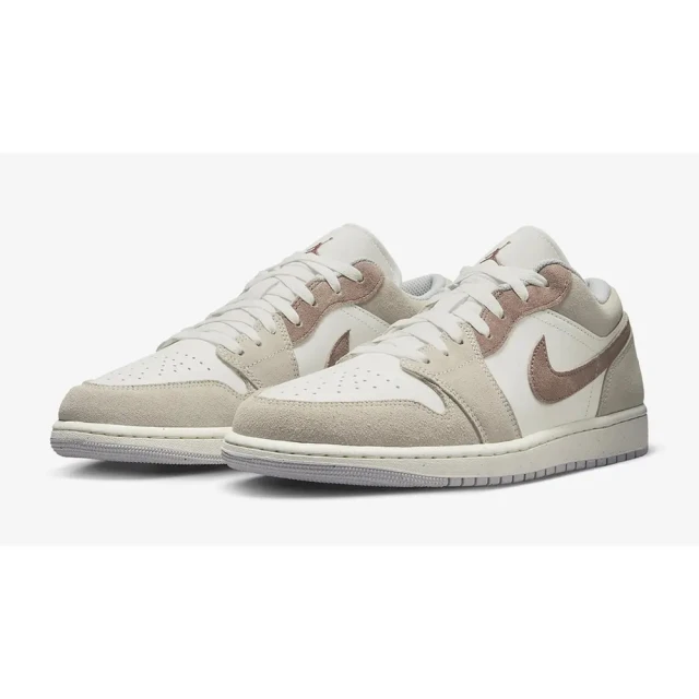 NIKE 耐吉 AIR JORDAN 1 LOW SE 運動鞋 休閒鞋 男鞋 咖啡牛奶 麂皮 喬丹 穿搭(HF1567-200 ∞)