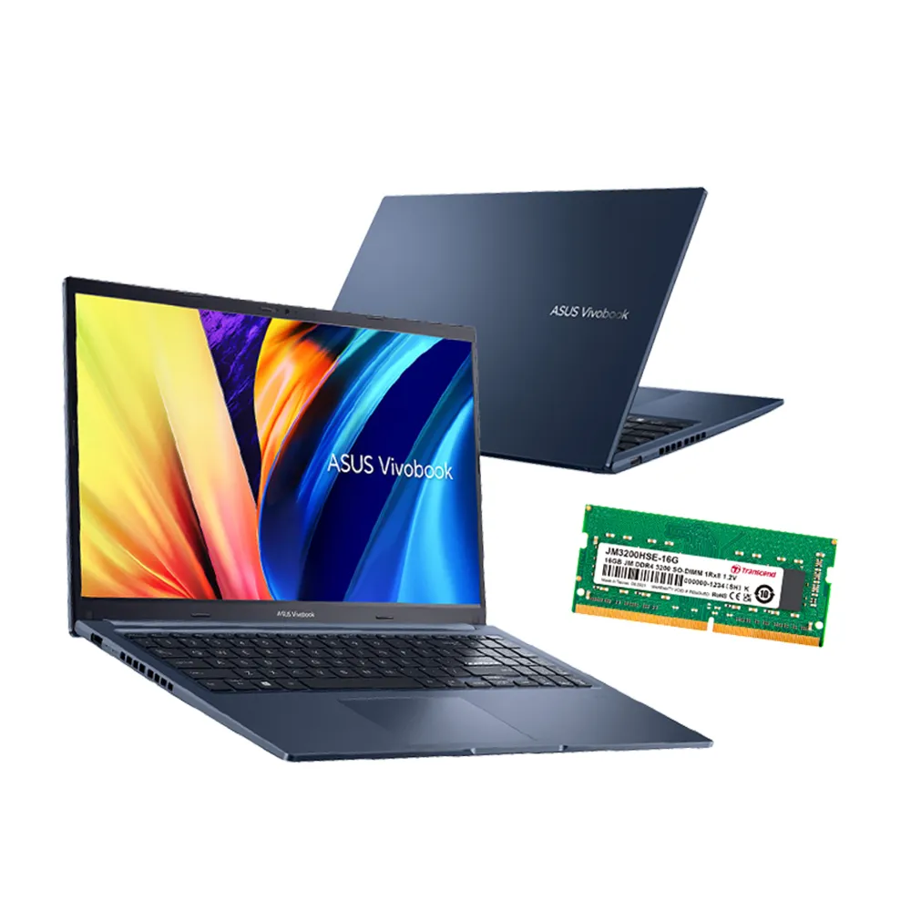 【ASUS】升級32G組★15.6吋i7效能筆電(VivoBook X1502ZA/i7-12700H/16G/512G SSD/W11)