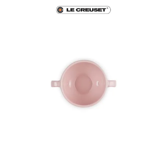 【Le Creuset】星塵之光瓷器雙耳湯碗200ml(櫻花粉)