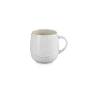 【Le Creuset】瓷器蛋蛋馬克杯380ml(棉花白)