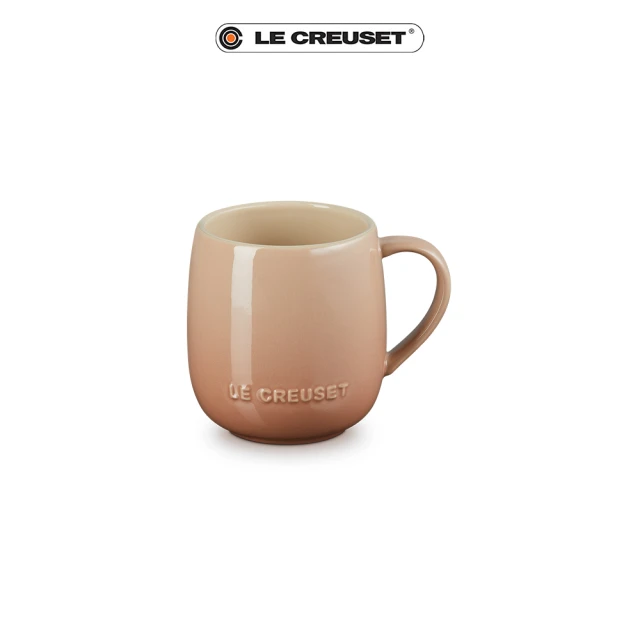 Le Creuset 瓷器蛋蛋馬克杯380ml(卡布奇諾)