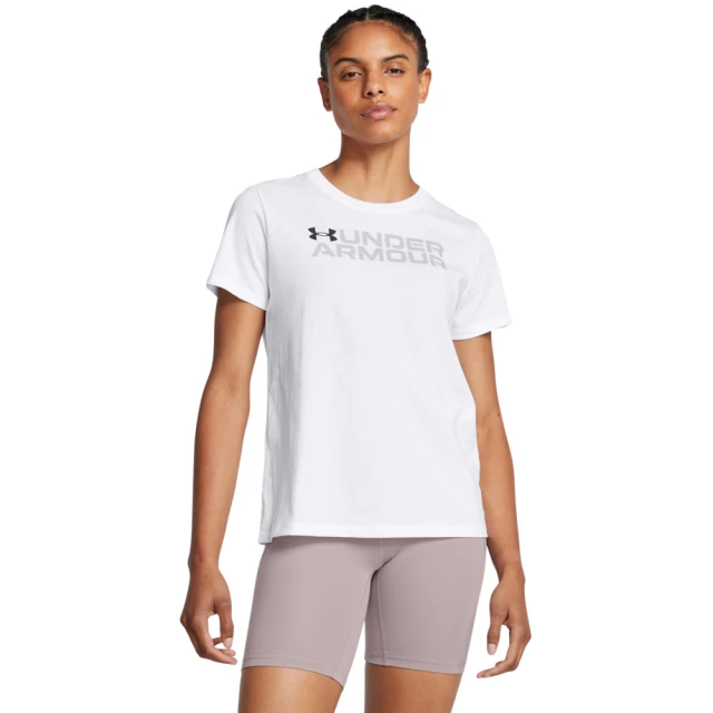 UNDER ARMOUR UA 女 Training Graphics 短袖T-Shirt_1386847-100(白色)