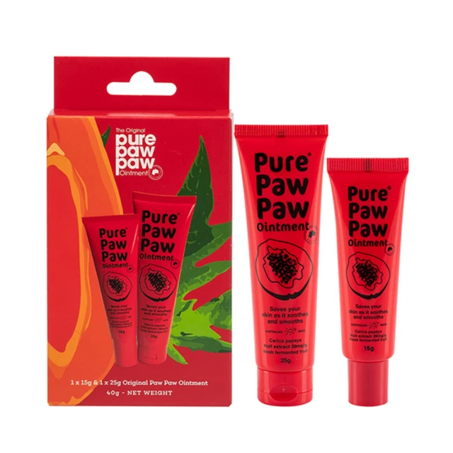 Pure Paw Paw 澳洲神奇萬用木瓜霜經典禮盒組(原味15g+原味25g)