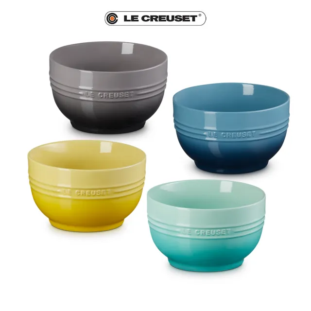 【Le Creuset】瓷器輕虹霓彩系列麵碗1.1L(5色可選)