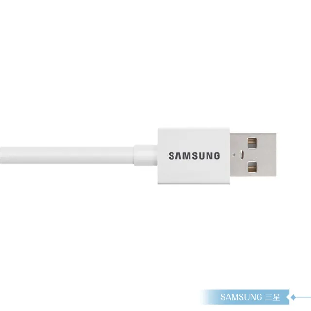 【Samsung 三星】原廠公司貨UB2115W / 150cm Micro USB 充電線 - 白色(盒裝)