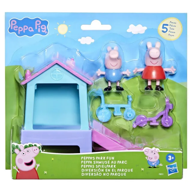 【Peppa Pig 粉紅豬】佩佩豬公園遊戲組 F8872(佩佩豬)