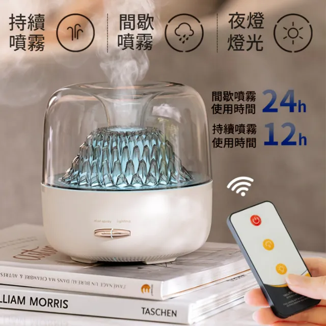 【ANTIAN】超音波精油香氛霧化加濕水氧機 七彩氛圍燈霧化擴香補水噴霧機 空氣清淨機