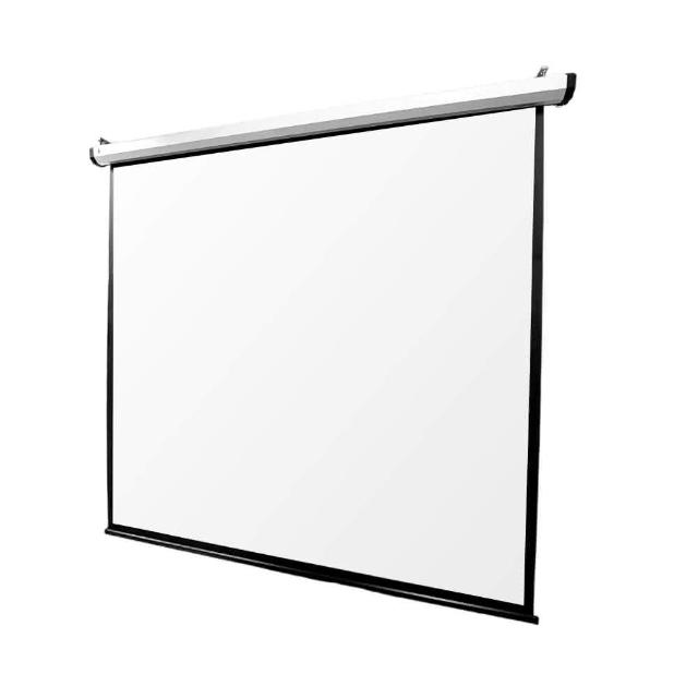 【USA優視雅】1:1電動投影布幕-100吋(台灣製造)