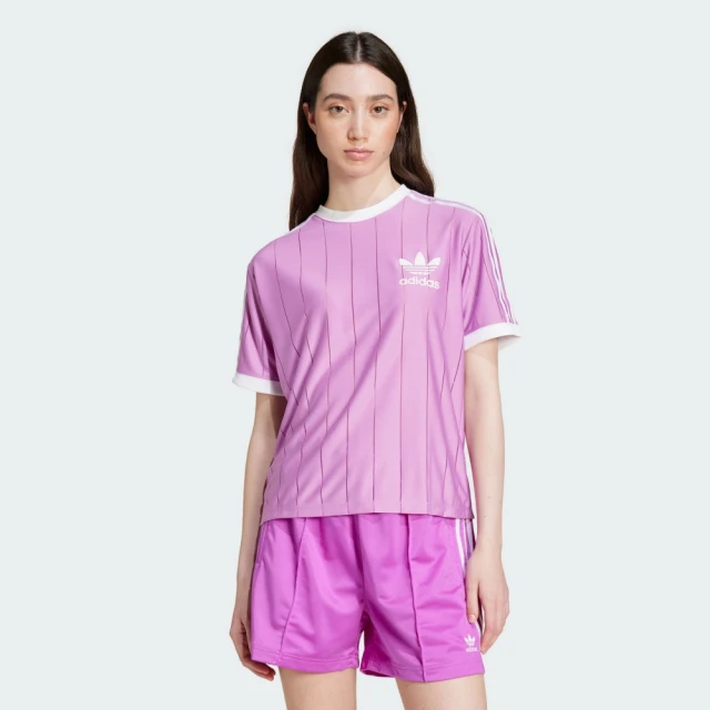 adidas 愛迪達 短袖上衣 女款 運動 三葉草 3 S PNST TEE 粉 IY7226