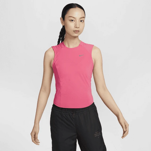 NIKE 耐吉 背心 上衣 機能 排汗 女 AS W NK RUN DVN DF PKT TANK 粉色 桃色(FV6382629)