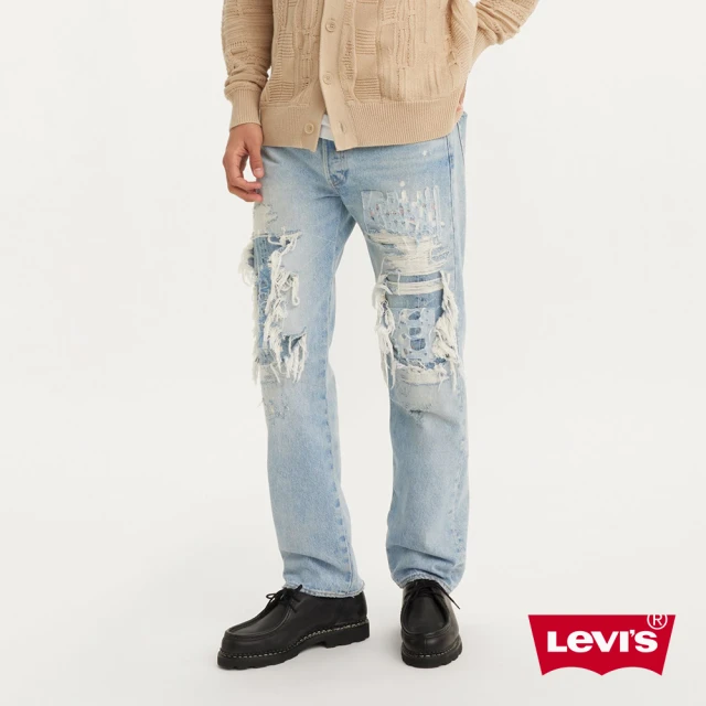 LEVIS 男款 Chino工作休閒褲 / 後袋蓋摩登設計 