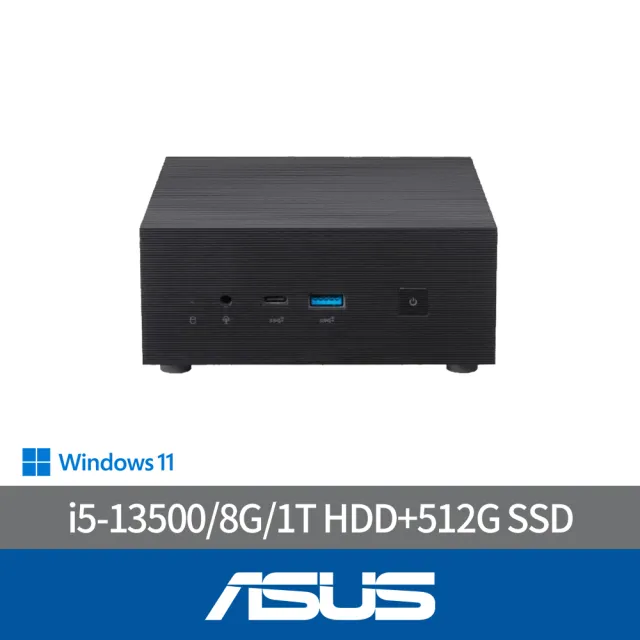 【ASUS 華碩】微軟M365組★i5迷你電腦(PN63-S1-30HUPYA/i5-11300H/8G/512G/W11)