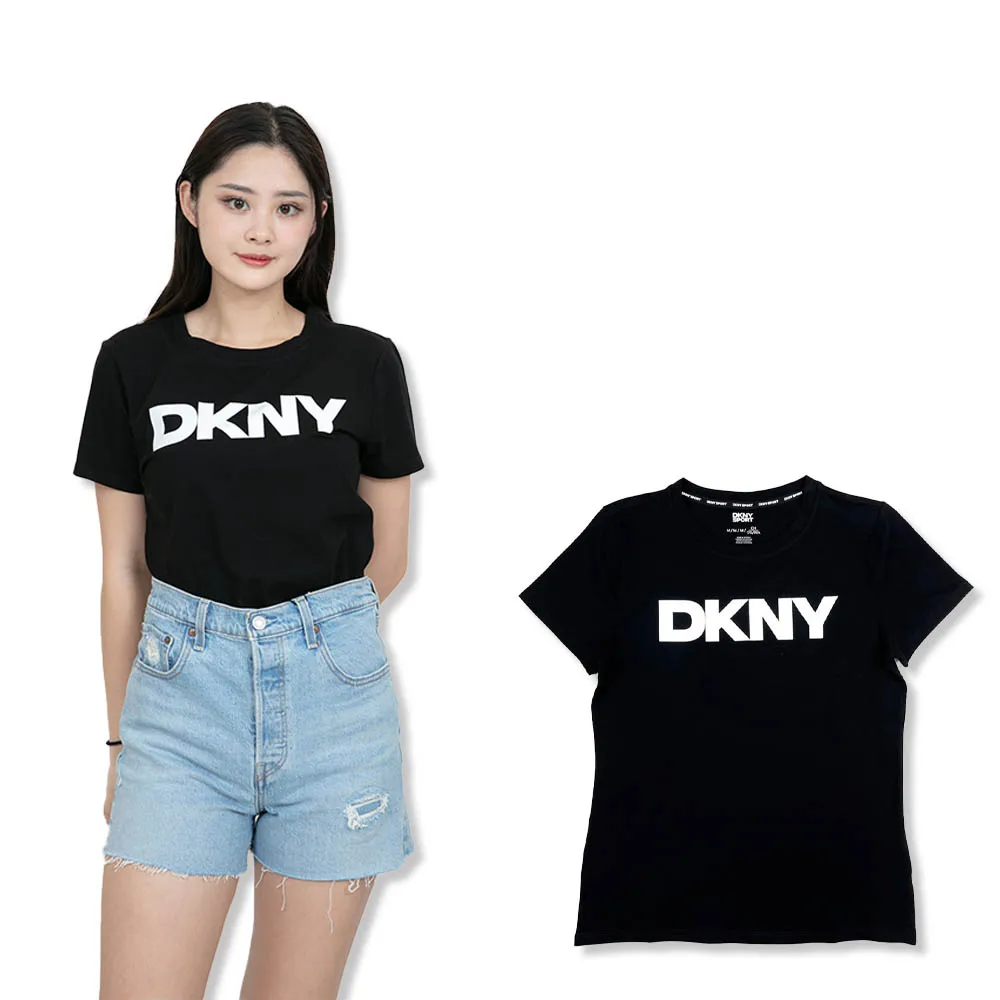 【DKNY】DKNY 女短T 上衣 現貨 Donna Karan 短袖 T恤(短袖 T恤)