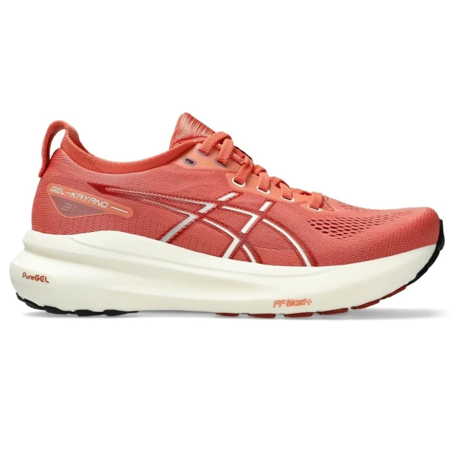 asics 亞瑟士 GEL-KAYANO 31 女款 NAGINO 支撐 慢跑鞋 橘紅白(1012B670-600)