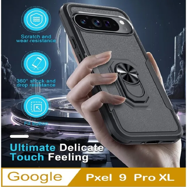 【ACE_CASE】Google  Pixel 9 Pro XL   開拓者支架吸磁手機殼保護殼(指環支架)