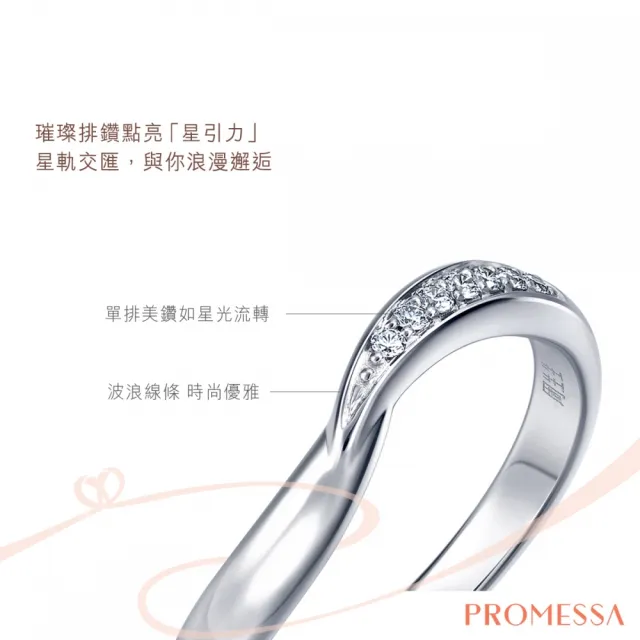 【PROMESSA】星宇系列 18K金鑽石戒指(女戒)