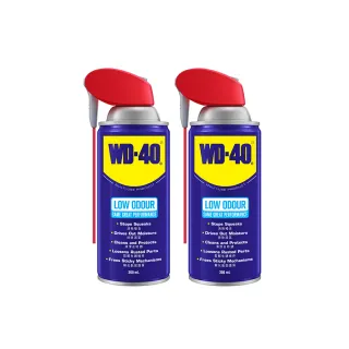 【WD-40】低油味 多功能除銹潤滑劑附專利型活動噴嘴 300ml 2入組(WD40)