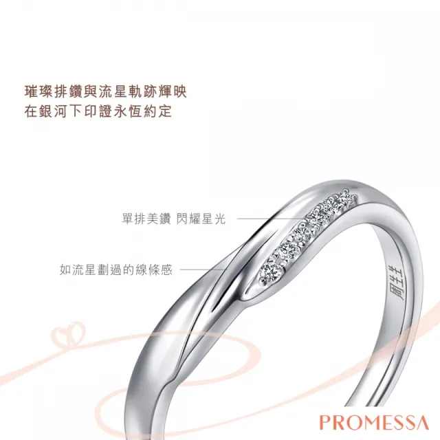 【PROMESSA】星宇系列 18K金鑽石戒指(女戒)