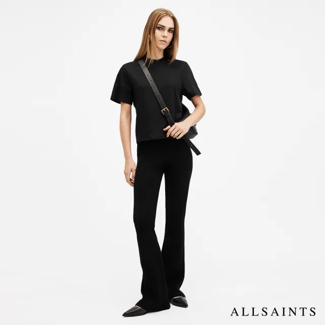 【ALLSAINTS】HOLLI 純棉短袖T恤-黑 W187JB(常規版型)