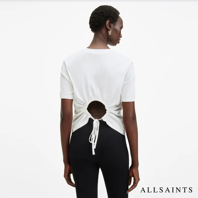 【ALLSAINTS】HOLLI 純棉短袖T恤-白 W187JB(常規版型)