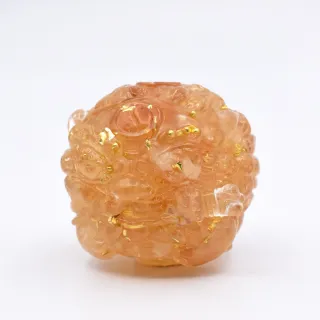 【鑫運來】◎奧剛能量獅咬劍擺件