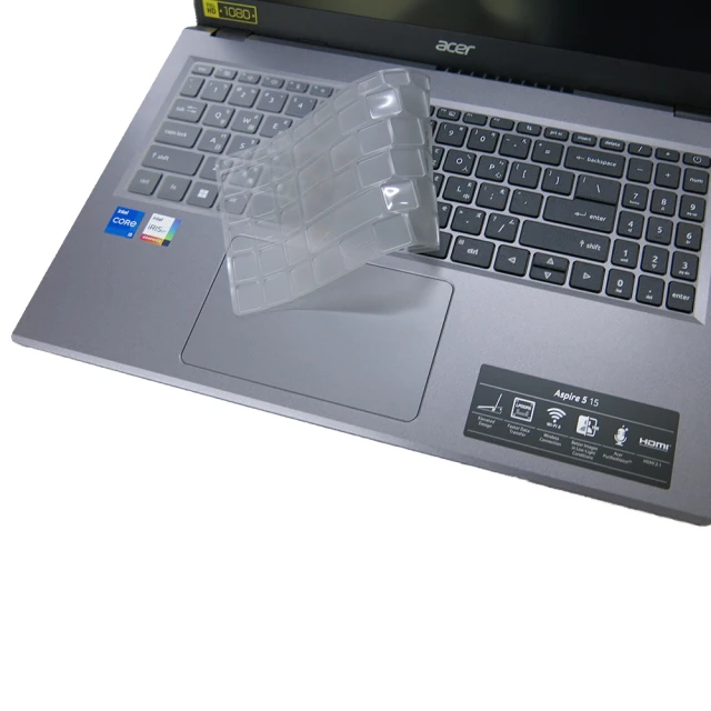 Ezstick ACER Aspire 5 A515-58P 奈米銀抗菌TPU 鍵盤保護膜(鍵盤膜)