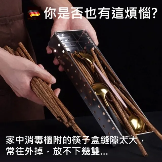 【外銷德國】筷籠 不鏽鋼筷子籃 筷子收納盒 筷子瀝水 筷桶 筷子筒 筷盒 筷子架 餐具架 餐具瀝水(大號筷盒)