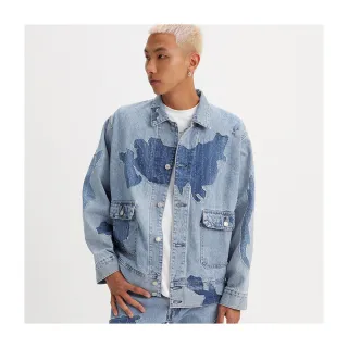 【LEVIS 官方旗艦】MADE IN JAPAN MIJ日本製 男款 丹寧牛仔夾克外套 / 破壞補丁加工 熱賣單品 A7150-0001