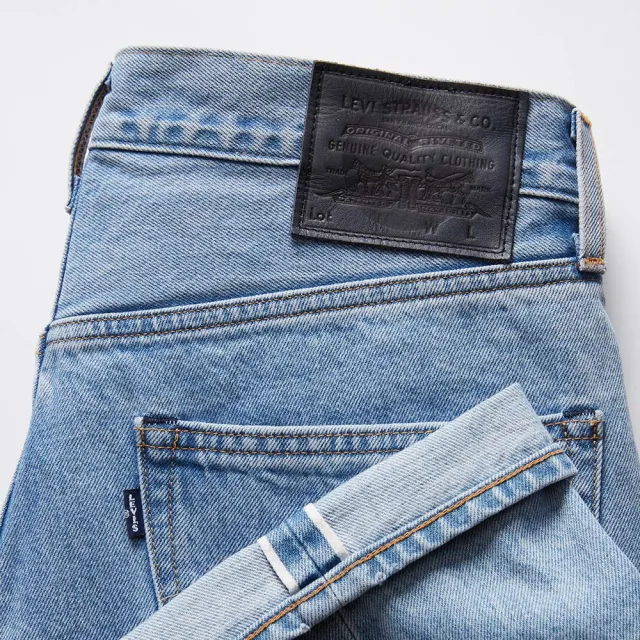 【LEVIS 官方旗艦】MADE IN JAPAN MIJ日本製 男款 505直筒牛仔褲 / 精工刺繡 熱賣單品 A5878-0003