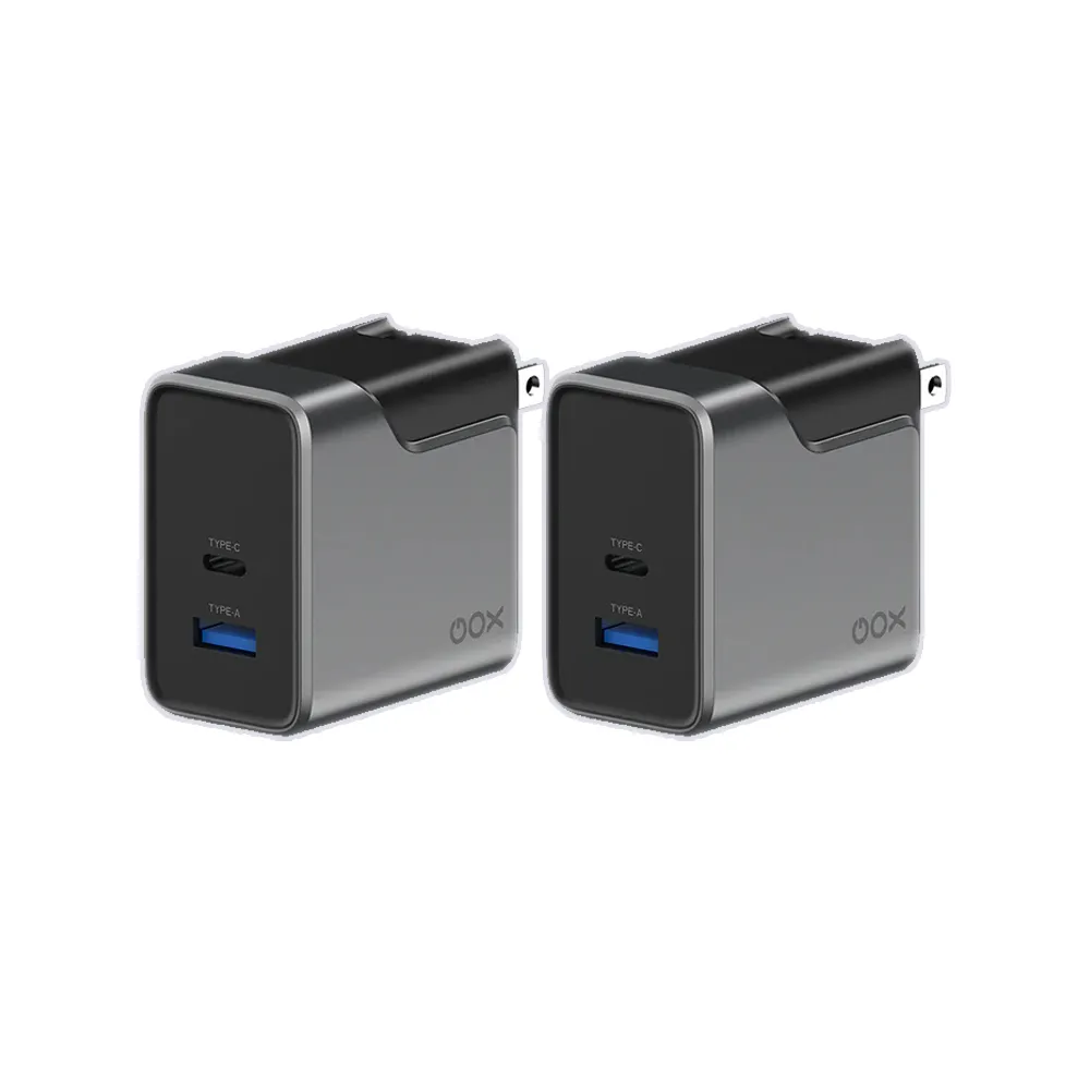 【Future Lab. 未來實驗室】Gox Speed X PD65W 2孔可折疊式電源供應器(2入)