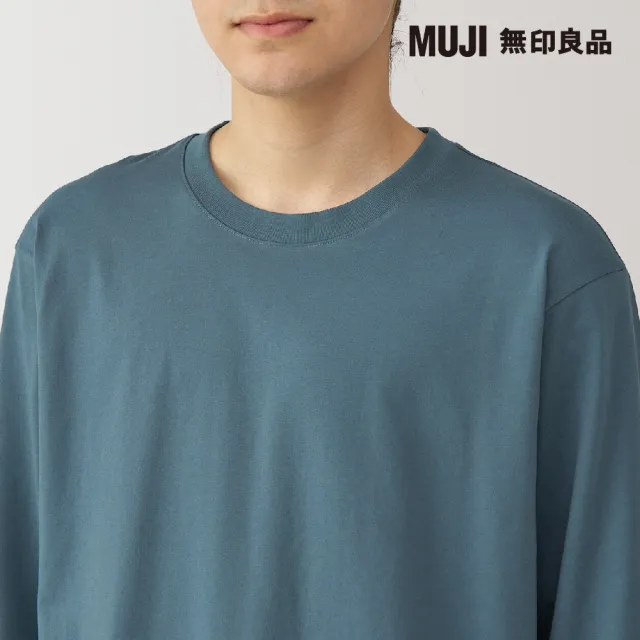 【MUJI 無印良品】男天竺圓領長袖T恤(共6色)