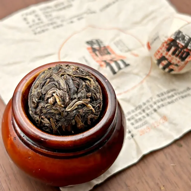 【藏古祥館】冰島糯伍 普洱 龍珠茶(生茶 龍珠 普洱 冰島 沱茶)