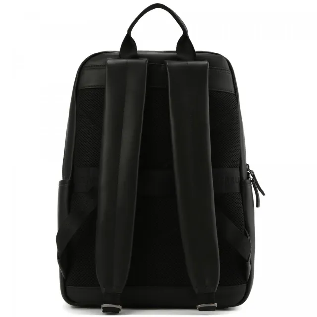 【Cerruti 1881】義大利原裝進口 頂級小牛皮後背包(黑色 CEZA06783M)