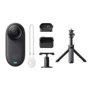 【Insta360】GO 3S 防抖相機 128GB標準版星耀黑 迷你腳架組(原廠公司貨)