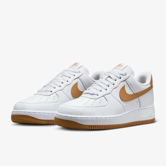 NIKE 耐吉 運動鞋 休閒鞋 女鞋 男鞋 W AIR FORCE 1 07 NEXT NATURE 白 卡其棕 AF1 低筒(DC9486103)