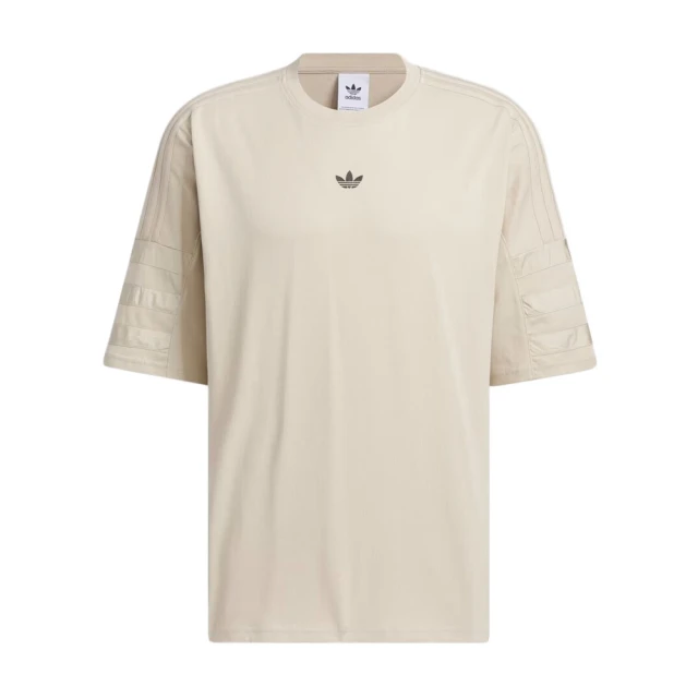 adidas 愛迪達 F3S TEE SS M 男 短袖 上衣 T恤 運動 經典 三葉草 寬鬆 舒適 奶茶(JD6391)