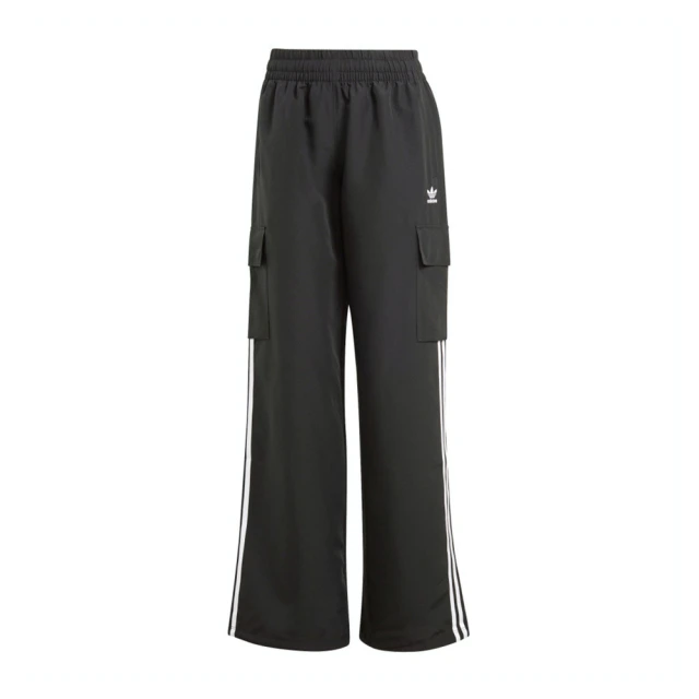 adidas 愛迪達 3s Cargo Pants 女 長褲 工裝 寬鬆 運動 休閒 工作風 三葉草 黑白(JF1292)