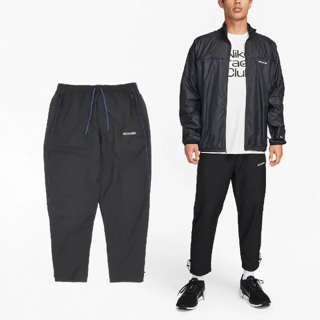 NIKE 耐吉 長褲 Challenger Track Club Pants 男款 黑 速乾 抽繩 運動褲 褲子(FB5504-010)