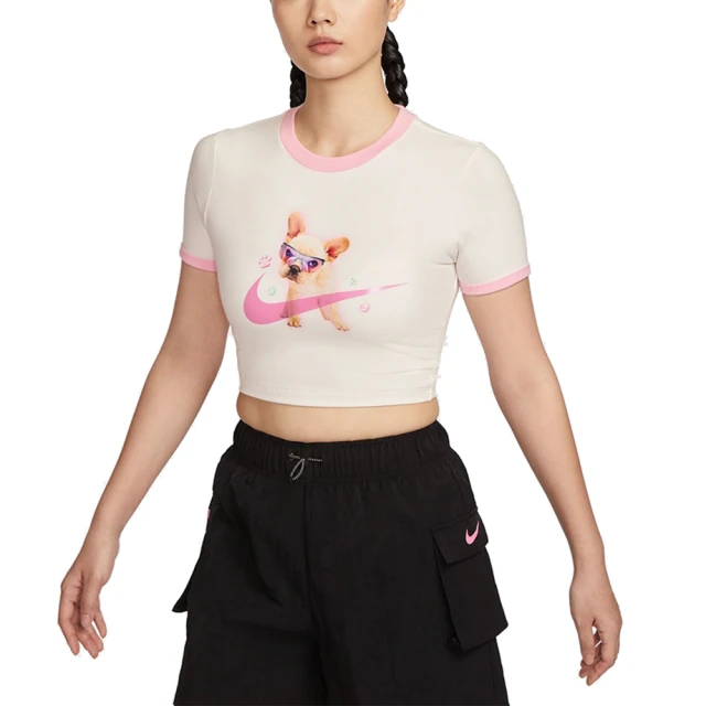 NIKE 耐吉 AS W NSW TEE SLIM CRP GCEL 圓領短袖上衣 女 - HM4621133