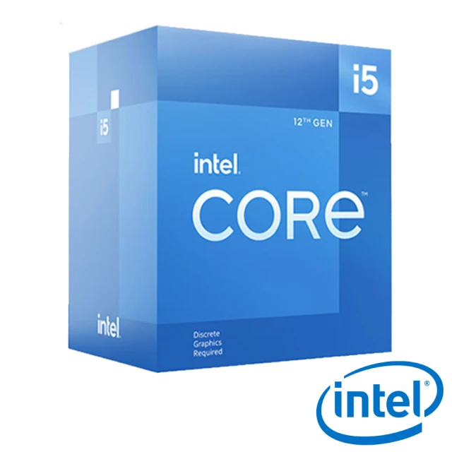 Intel 英特爾 Intel Core I5 12400F中央處理器 盒裝(六核心)