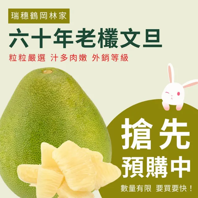 花蓮鶴岡60年老欉文旦禮盒10斤×2箱(9-15顆/箱_外銷等級_中秋禮盒_企業採購 柚子)