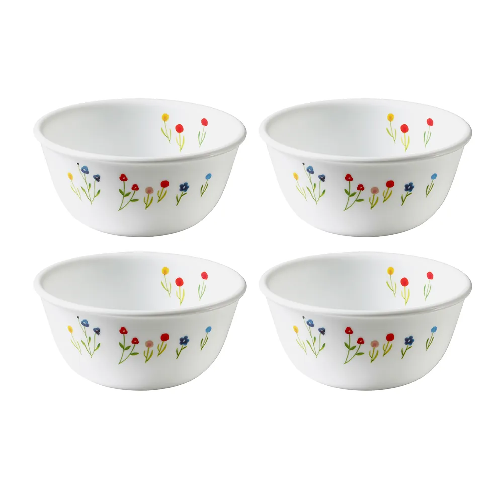 【CORELLE 康寧餐具】春漾花朵4件式餐碗組(401)