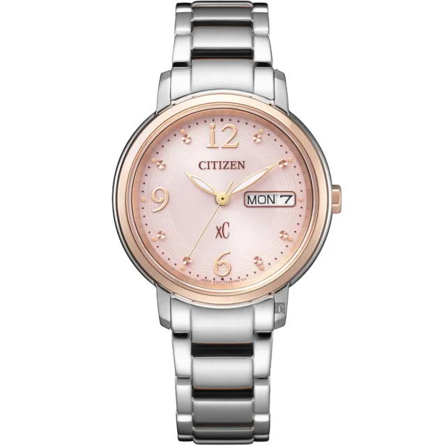 【CITIZEN 星辰】XC 廣告款光動能女錶 送飾品收納包 開學(EW2425-57W)